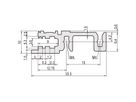 SCHROFF Typ H-KD stabil, kurzes Dach - MODULSCH. VORNE 40TE H KD