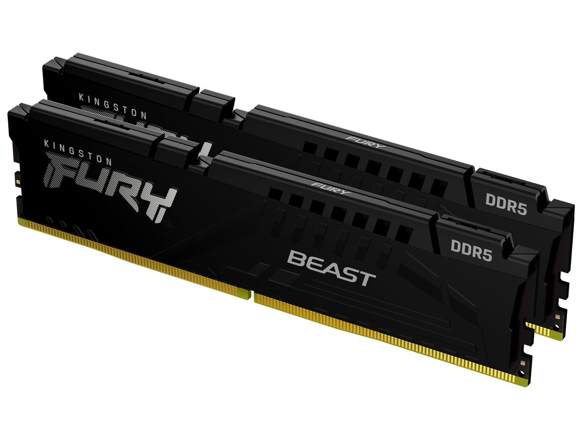 Kingston Technology FURY Beast 64 GB 6000 MT/s DDR5 CL30 DIMM (Kit of 2) Black EXPO