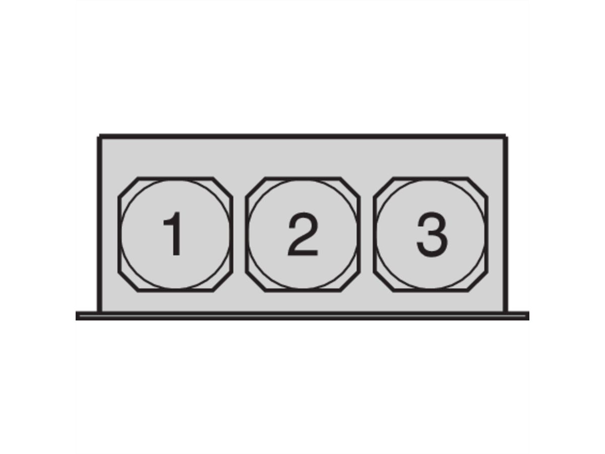 SCHROFF UMLUEFTER 19"1HE 230V M.SCH.