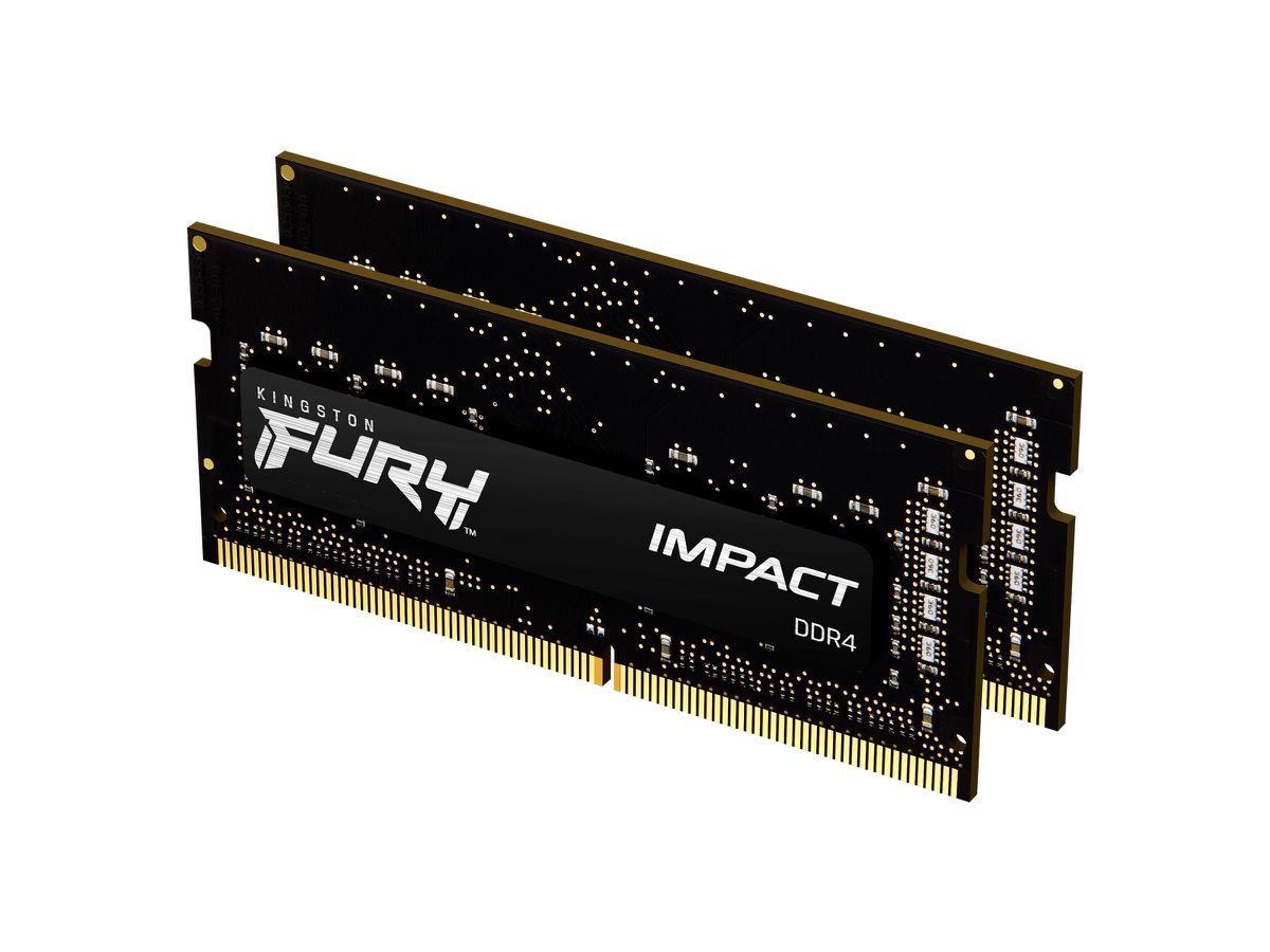 Kingston Technology FURY 32GB 3200MT/s DDR4 CL20 SODIMM (Kit of 2) Impact