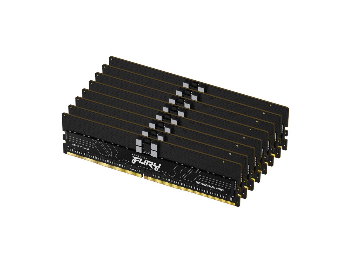 Kingston Technology FURY 256GB 6000MT/s DDR5 ECC Reg CL32 DIMM (8er-Kit) Renegade Pro XMP