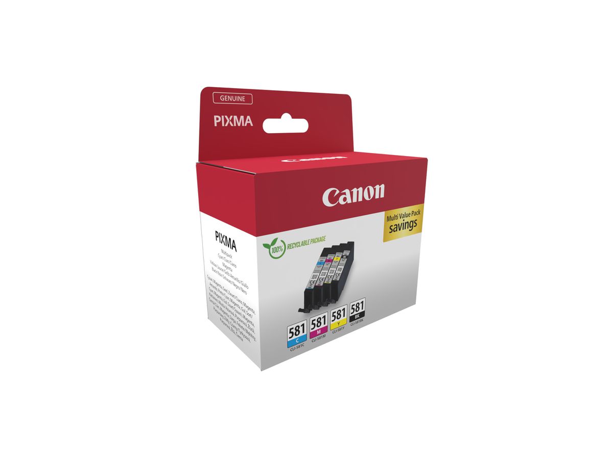 Canon CLI-581 C/M/Y/BK Multipack
