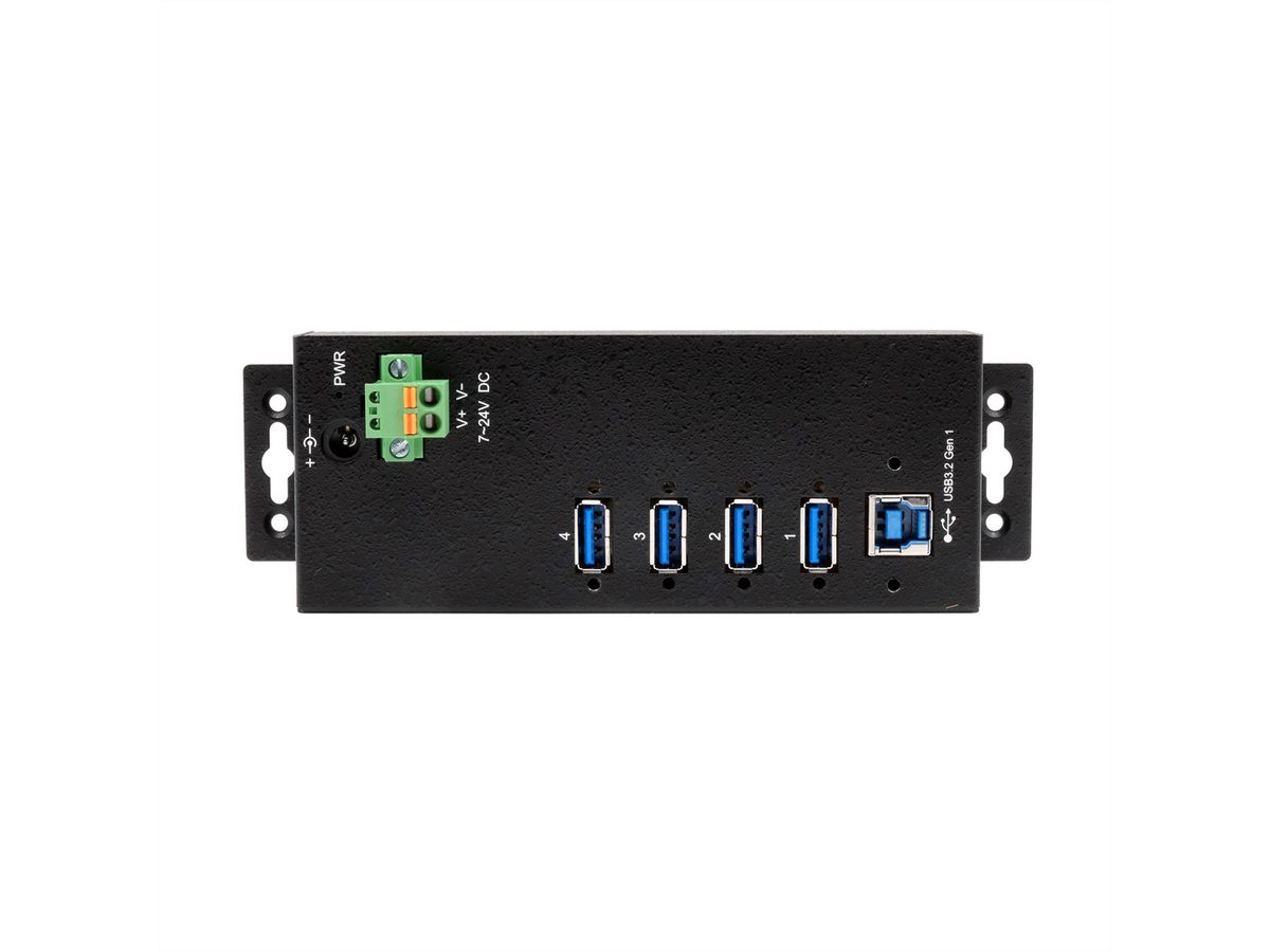 EXSYS EX-1186HMVS-2 4 Port USB 3.2 Gen 1 HUB mit 15KV ESD Überspannungs-Schutz