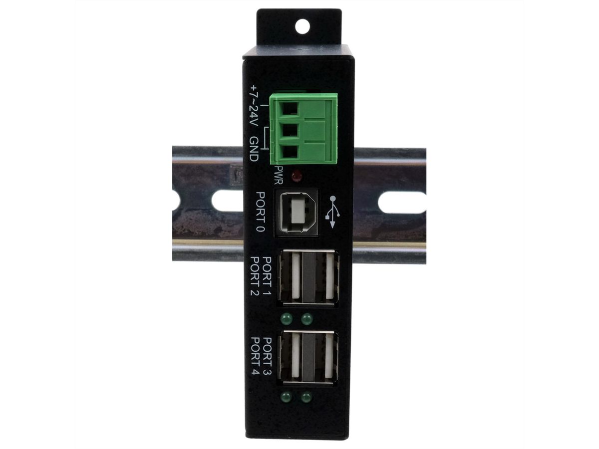 EXSYS EX-1163HMS USB 2.0 Hub Metall 4-Port