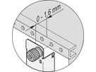 SCHROFF Schraubverriegelung (patentiert) für Ruggedized Frontplatte - NTS SRD SCHRAUBE 10STK