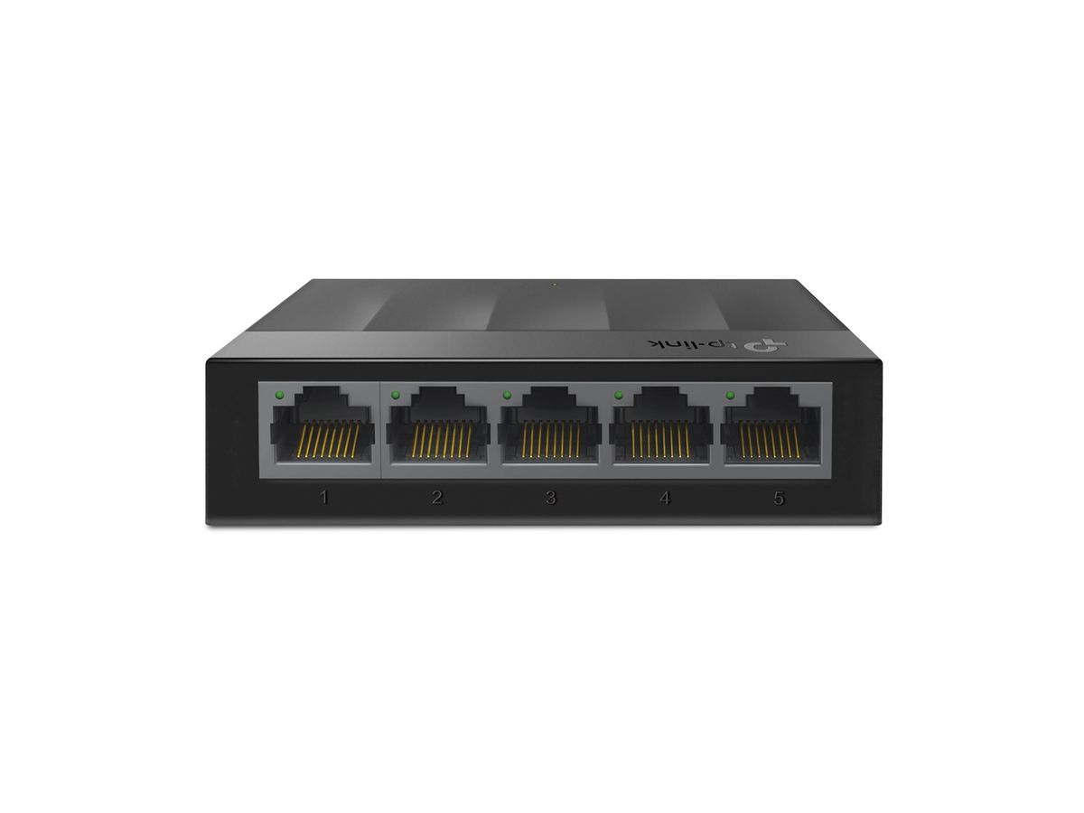 TP-LINK LS1005G Netzwerk-Switch Gigabit Ethernet (10/100/1000) Schwarz
