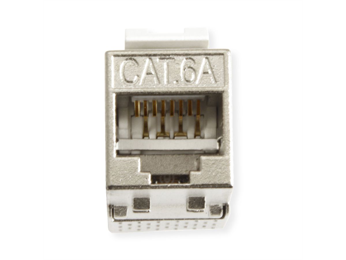 VALUE Kat.6A (Class EA) Keystone, RJ-45, geschirmt, werkzeuglos, SuperSLIM