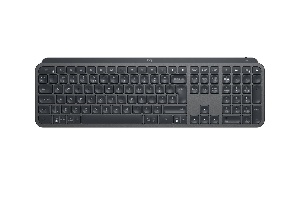 Logitech Mx Keys For Business Tastatur Büro Bluetooth Englisch Graphit