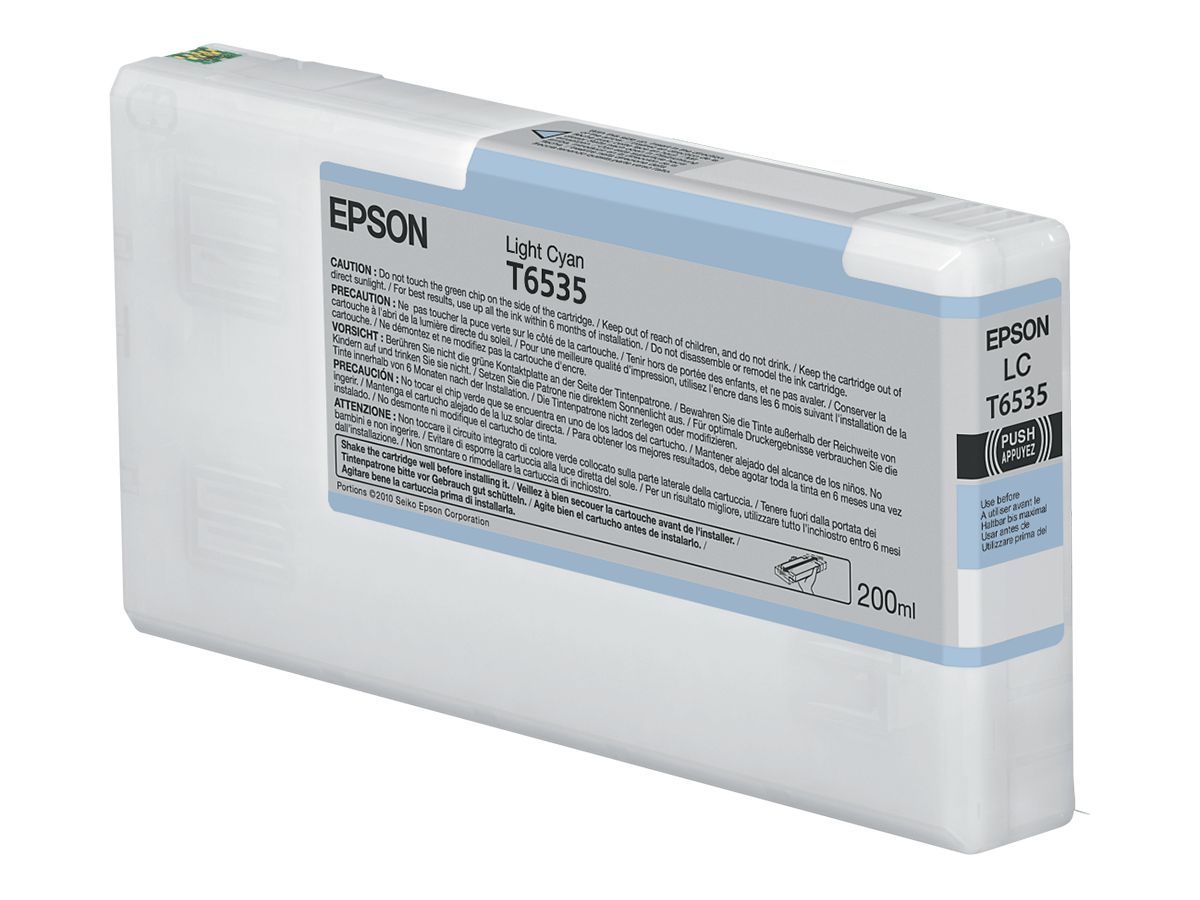 Epson T6535 Light Cyan-Tintenpatrone (200 ml)