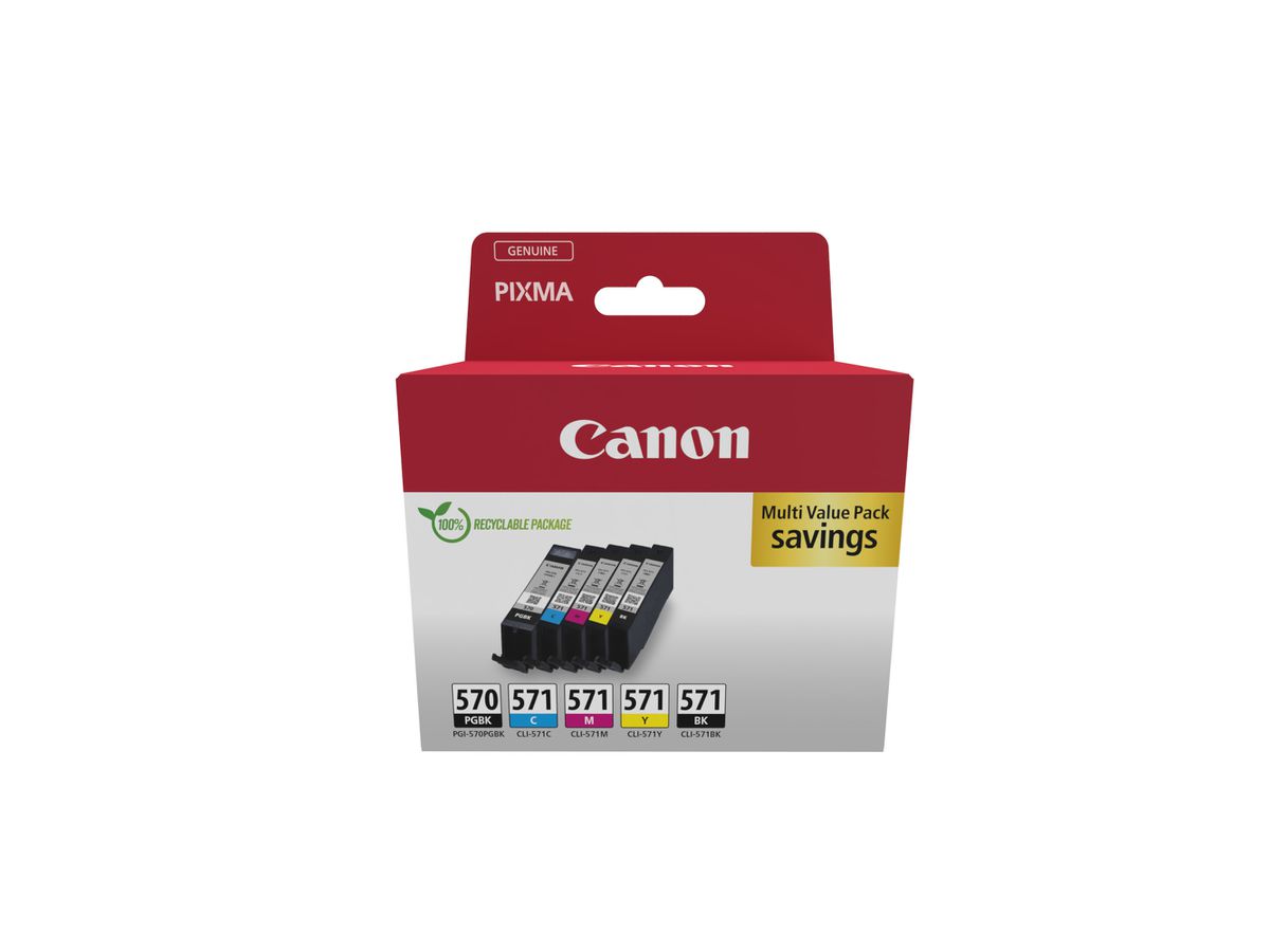 Canon PGI-570/CLI-571 PGBK/C/M/Y/BK Multipack