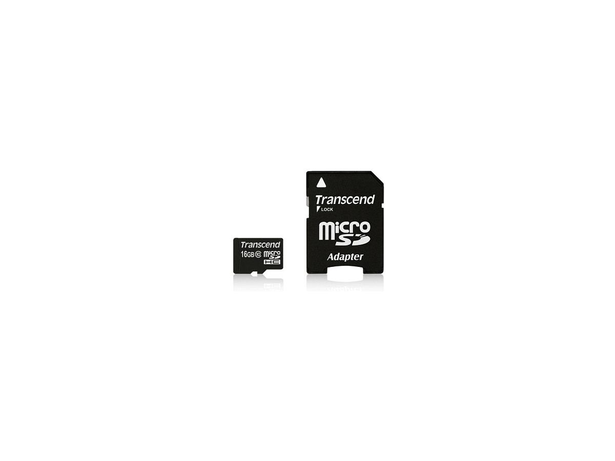 Transcend 16GB microSDHC Class 10 UHS-I Speicherkarte Klasse 10