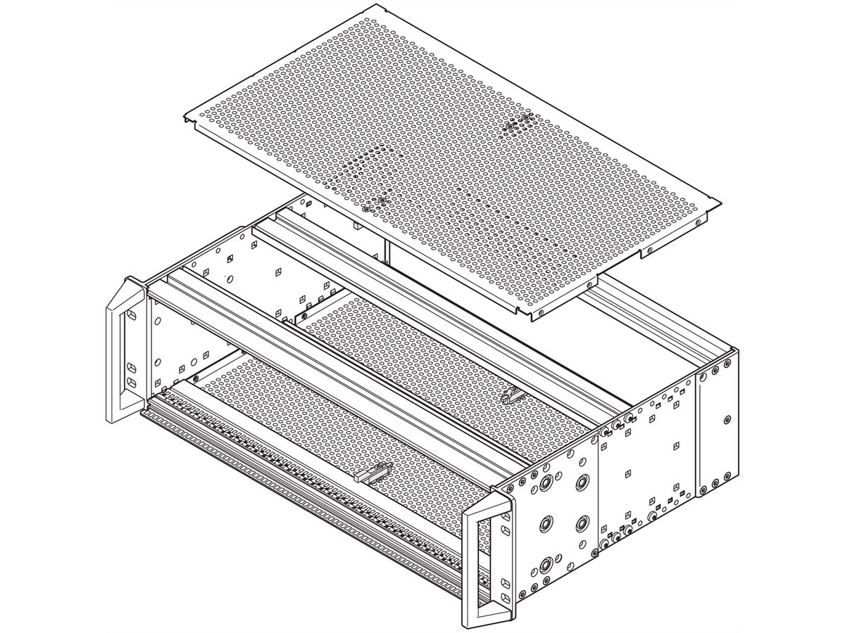 SCHROFF ABDECKBL.R 84TE 295T160(2ST)