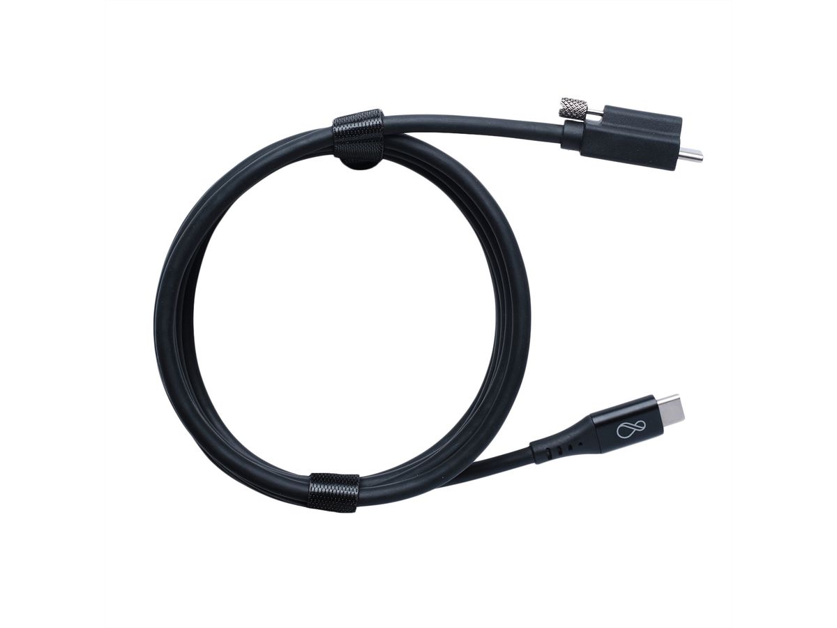 BACHMANN Ochno USB-C Kabel mit Schraube 2,0m schwarz