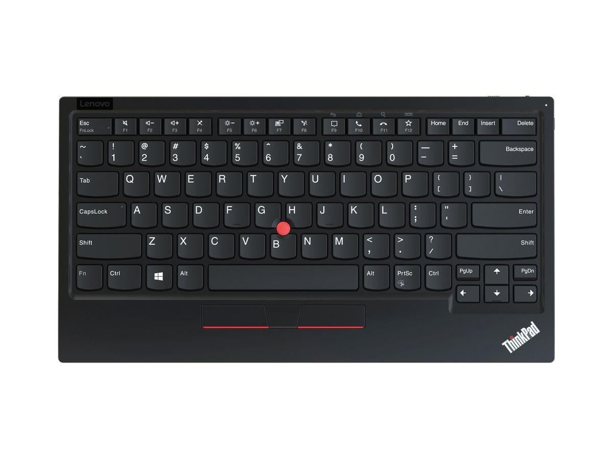 Lenovo ThinkPad Trackpoint II Tastatur Universal RF Wireless + Bluetooth QWERTY Englisch Schwarz