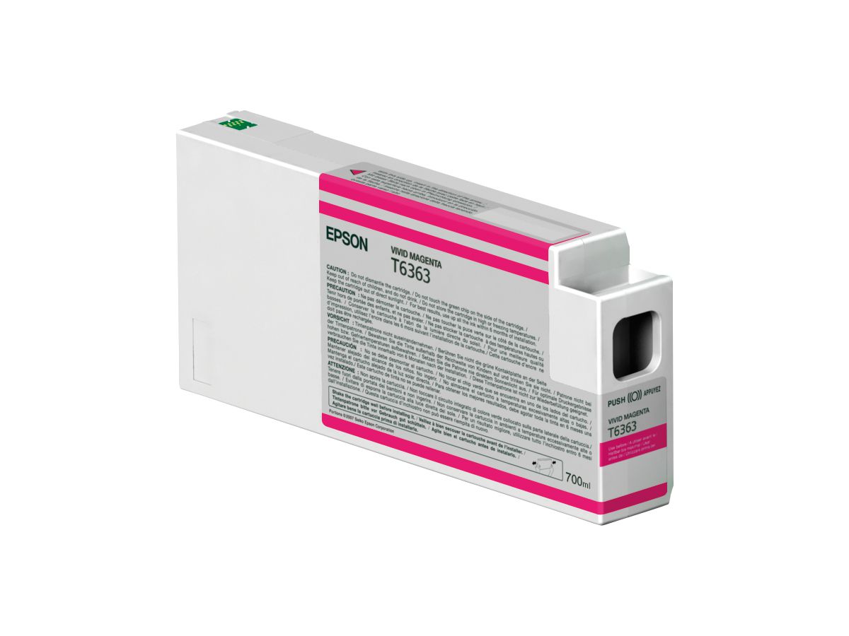 Epson Singlepack Vivid Magenta T636300 UltraChrome HDR, 700 ml