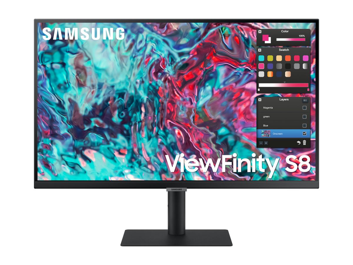 Samsung ViewFinity S8 S80TB LED display 68,6 cm (27") 3840 x 2160 Pixel 4K Ultra HD Schwarz
