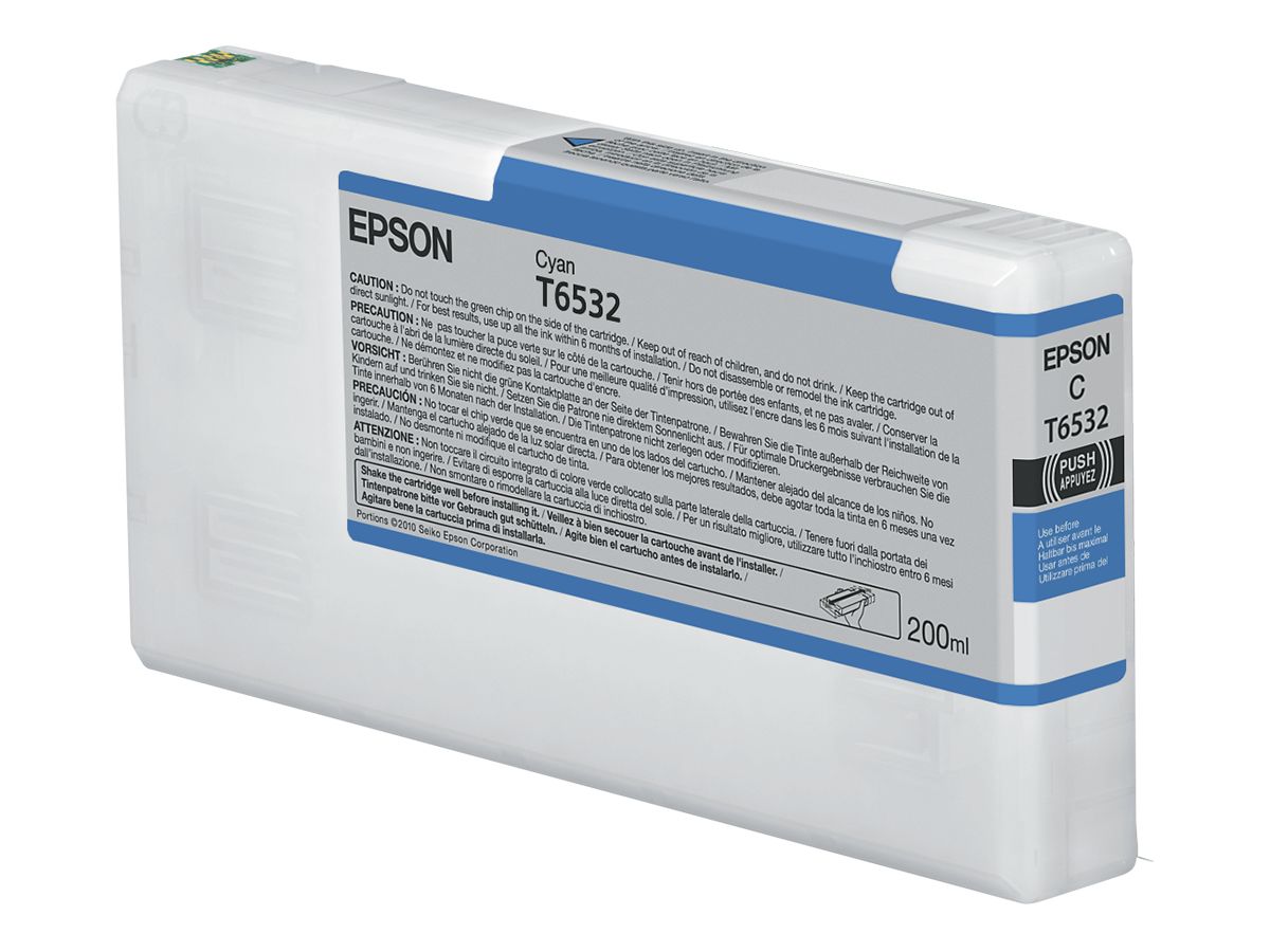 Epson T6532 Cyan-Tintenpatrone (200 ml)