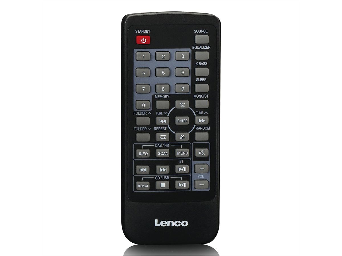 Lenco DAB+ Radio SCD-720, mit CD, USB, BT 5.0, DAB+, Kassette