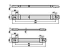 SCHROFF Bandgriff, Breite 22 mm - BANDGRIFF 170MM SCHWARZ