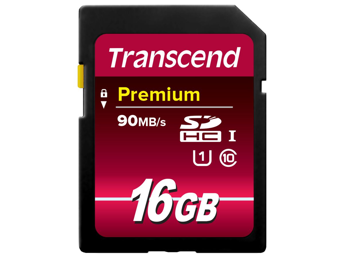 Transcend 16GB SDHC Class 10 UHS-I Speicherkarte NAND Klasse 10