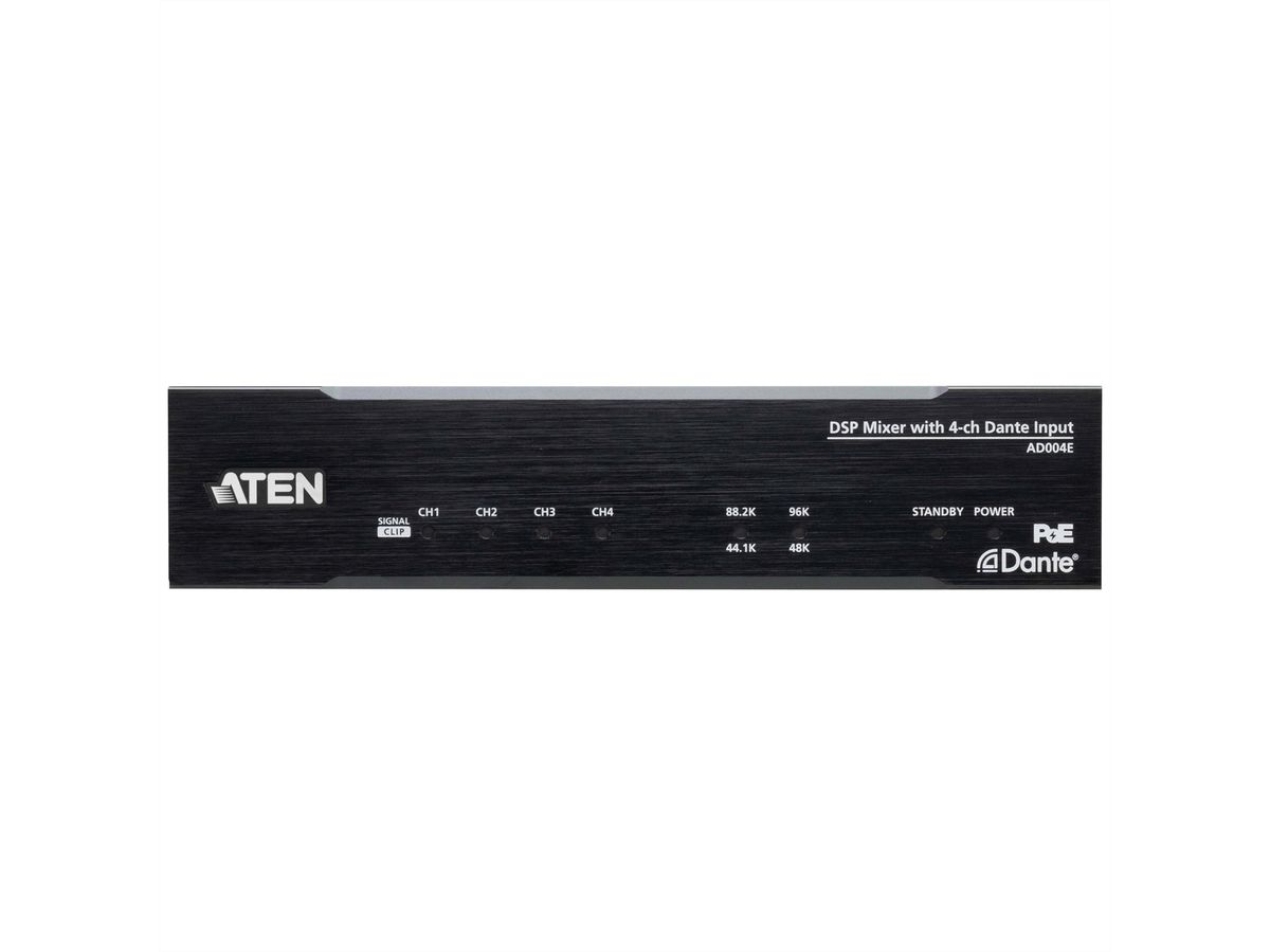 ATEN AD004E DSP Mixer 4-CH Dante Input and Analog Output