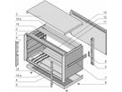 SCHROFF Komplettgehäuse, EMV-geschirmt - PROPAC PRO GEH.3HE 42TE 386T