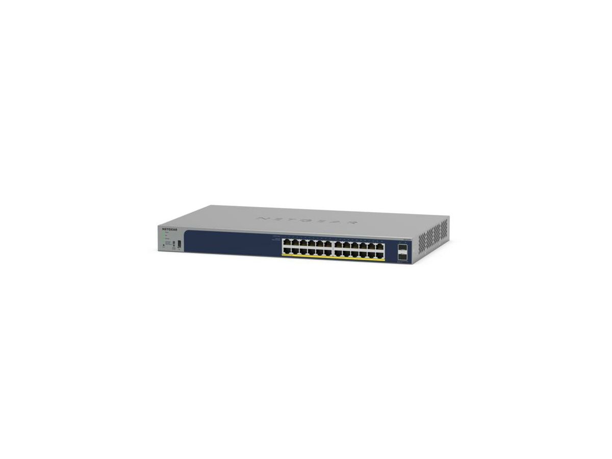 NETGEAR GS724TPv3 Managed L2 Gigabit Ethernet (10/100/1000) Power over Ethernet (PoE) Grau