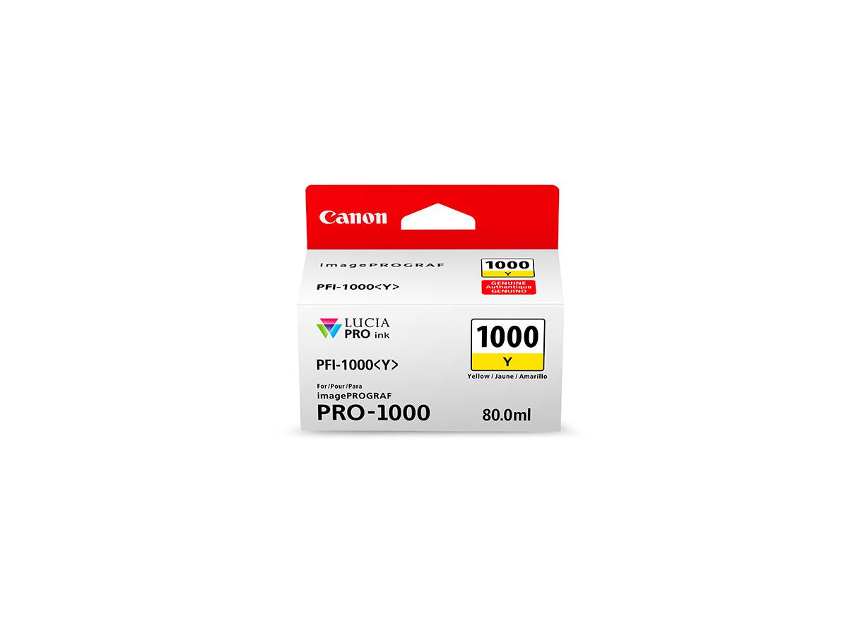 Canon PFI-1000 Y 80ml Gelb