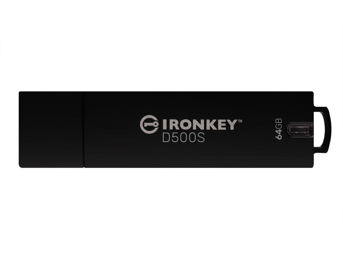 Kingston Technology IronKey 64GB D500S FIPS 140-3 Lvl 3 (ausstehend) AES-256