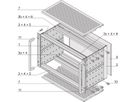 SCHROFF BGTR H M.GR.6HE 84TE 235T KD, Baugruppenträger mit Seitenwand Typ H