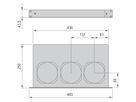 SCHROFF UMLUEFTER 19"1HE 230V M.SCH.