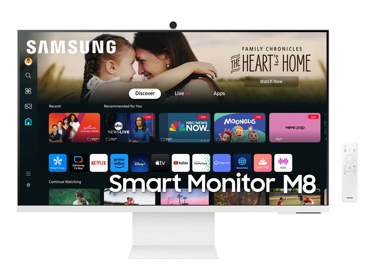 Samsung Smart Monitor M8 M80D Computerbildschirm 81,3 cm (32") 3840 x 2160 Pixel 4K Ultra HD LED Weiß